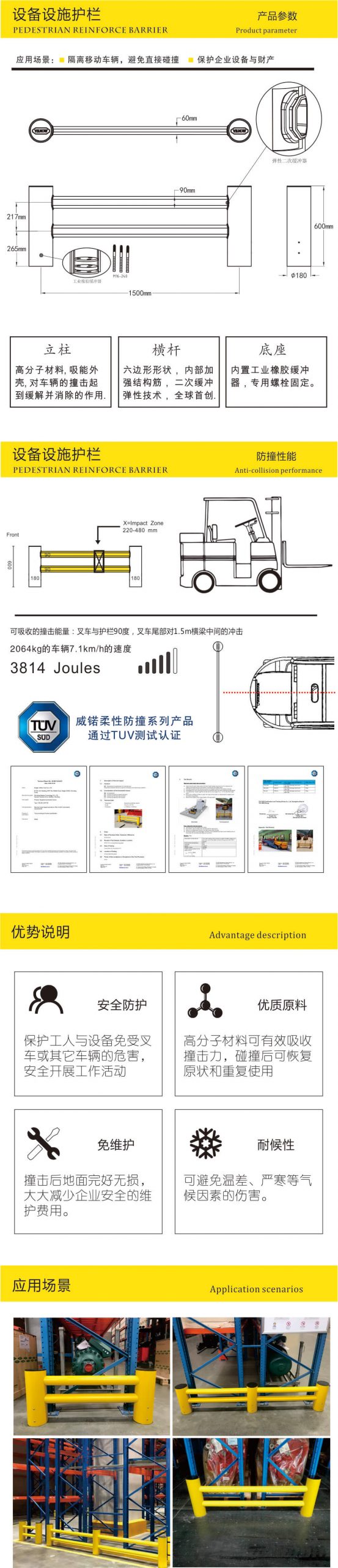 设备设施围栏结构与规格图